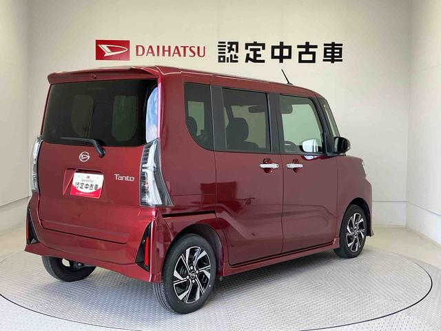 タントカスタムＸスマートアシスト搭載　パノラマモニター対応　後席両側電動スライドドア　オートエアコン　オートライト　キーフリー　アイドリングストップ　ＡＢＳ　電動ドアミラー（熊本県）の中古車