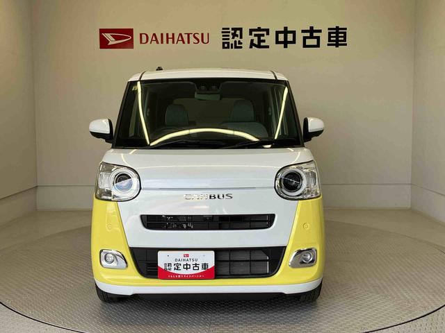 ムーヴキャンバスストライプスＧターボスマートアシスト搭載　パノラマモニター対応　後席両側電動スライドドア　オートエアコン　オートライト　キーフリー　アイドリングストップ　ＡＢＳ　電動ドアミラー（熊本県）の中古車