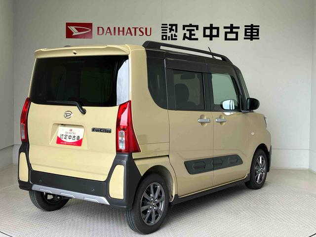 タントファンクロススマートアシスト搭載　後席両側電動スライドドア　バックカメラ付き　オートエアコン　オートライト　キーフリー　アイドリングストップ　ＡＢＳ　電動ドアミラー（熊本県）の中古車