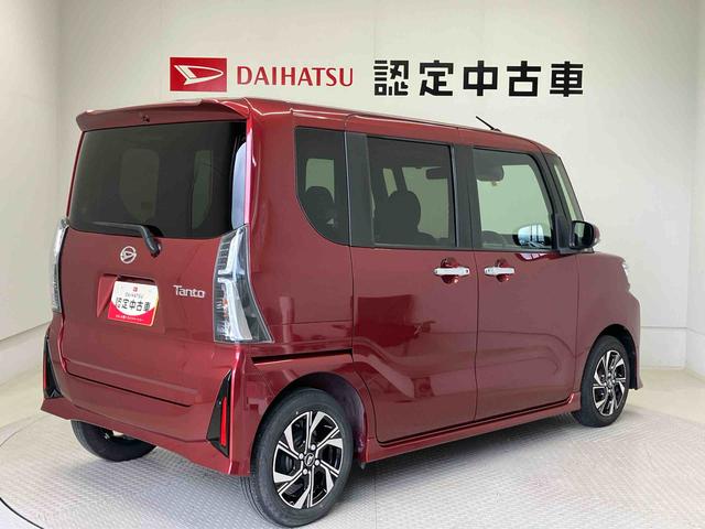 タントカスタムＸスマートアシスト搭載　バックカメラ付き　後席両側電動スライドドア　オートエアコン　オートライト　キーフリー　アイドリングストップ　ＡＢＳ　電動ドアミラー（熊本県）の中古車