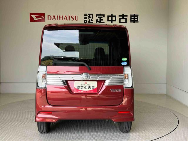 タントカスタムＸトップエディションＶＳ　ＳＡIIIスマートアシスト搭載　パノラマモニター対応　後席両側電動スライドドア　オートエアコン　オートライト　キーフリー　アイドリングストップ　ＡＢＳ　電動ドアミラー（熊本県）の中古車