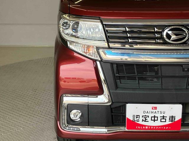 タントカスタムＸトップエディションＶＳ　ＳＡIIIスマートアシスト搭載　パノラマモニター対応　後席両側電動スライドドア　オートエアコン　オートライト　キーフリー　アイドリングストップ　ＡＢＳ　電動ドアミラー（熊本県）の中古車
