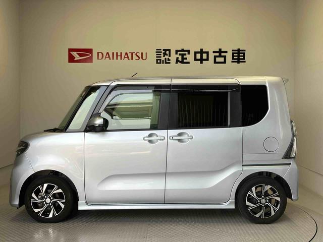 タントカスタムＸセレクションスマートアシスト搭載　パノラマモニター対応　後席両側電動スライドドア　オートエアコン　オートライト　キーフリー　アイドリングストップ　ＡＢＳ　電動ドアミラー（熊本県）の中古車