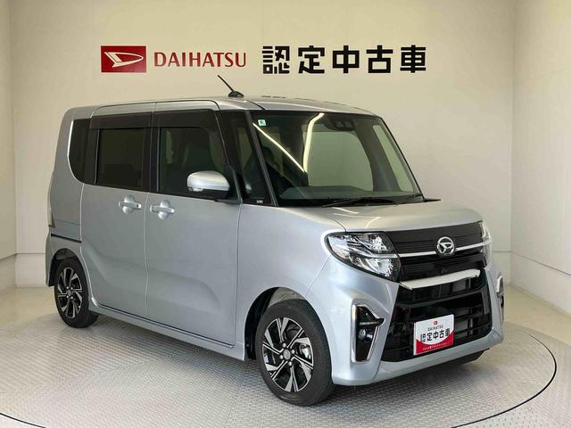 タントカスタムＸセレクションスマートアシスト搭載　パノラマモニター対応　後席両側電動スライドドア　オートエアコン　オートライト　キーフリー　アイドリングストップ　ＡＢＳ　電動ドアミラー（熊本県）の中古車