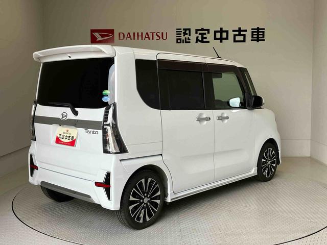 タントカスタムＲＳスマートアシスト搭載　パノラマモニター対応　後席両側電動スライドドア　オートエアコン　オートライト　キーフリー　アイドリングストップ　ＡＢＳ　電動ドアミラー（熊本県）の中古車