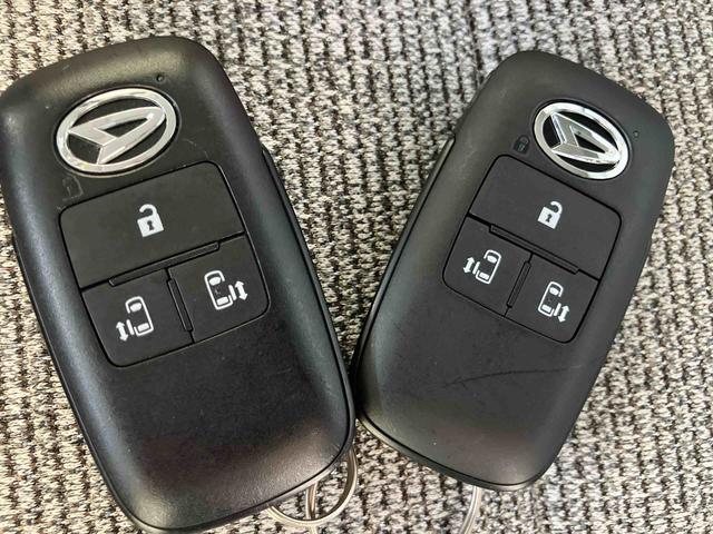 ムーヴキャンバスストライプスＧスマートアシスト搭載　バックカメラ付き　後席両側電動スライドドア　オートエアコン　オートライト　キーフリー　アイドリングストップ　ＡＢＳ　電動ドアミラー（熊本県）の中古車