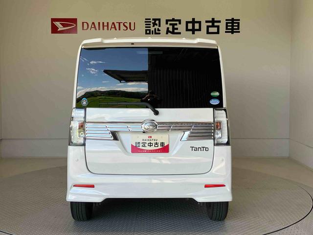 タントカスタムＸ　トップエディションＳＡIIスマートアシスト搭載　バックカメラ付き　後席両側スライドドア（片側電動）　オートエアコン　オートライト　キーフリー　アイドリングストップ　ＡＢＳ　電動ドアミラー（熊本県）の中古車