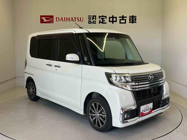 タントカスタムＸ　トップエディションＳＡIIスマートアシスト搭載　バックカメラ付き　後席両側スライドドア（片側電動）　オートエアコン　オートライト　キーフリー　アイドリングストップ　ＡＢＳ　電動ドアミラー（熊本県）の中古車