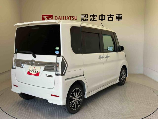 タントカスタムＸ　トップエディションＳＡIIスマートアシスト搭載　バックカメラ付き　後席両側スライドドア（片側電動）　オートエアコン　オートライト　キーフリー　アイドリングストップ　ＡＢＳ　電動ドアミラー（熊本県）の中古車