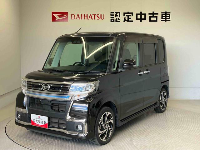 タントカスタムＲＳ　トップエディションＶＳ　ＳＡIIIスマートアシスト搭載　パノラマモニター対応　後席両側電動スライドドア　オートエアコン　オートライト　キーフリー　アイドリングストップ　ＡＢＳ　電動ドアミラー（熊本県）の中古車