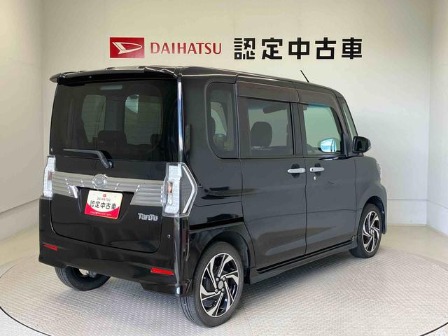 タントカスタムＲＳ　トップエディションＶＳ　ＳＡIIIスマートアシスト搭載　パノラマモニター対応　後席両側電動スライドドア　オートエアコン　オートライト　キーフリー　アイドリングストップ　ＡＢＳ　電動ドアミラー（熊本県）の中古車