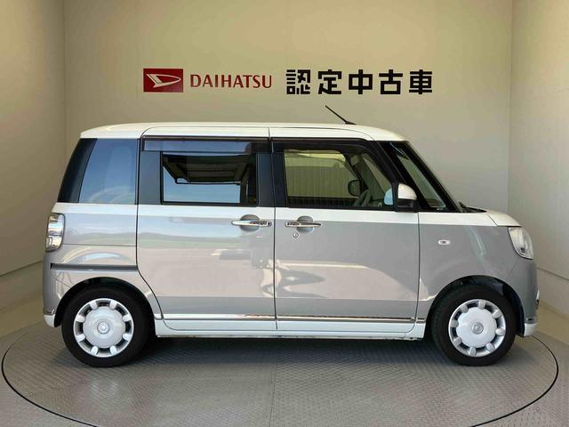 ムーヴキャンバスＧメイクアップＶＳ　ＳＡIIIスマートアシスト搭載　パノラマモニター対応　後席両側電動スライドドア　オートエアコン　オートライト　キーフリー　アイドリングストップ　ＡＢＳ　電動ドアミラー（熊本県）の中古車