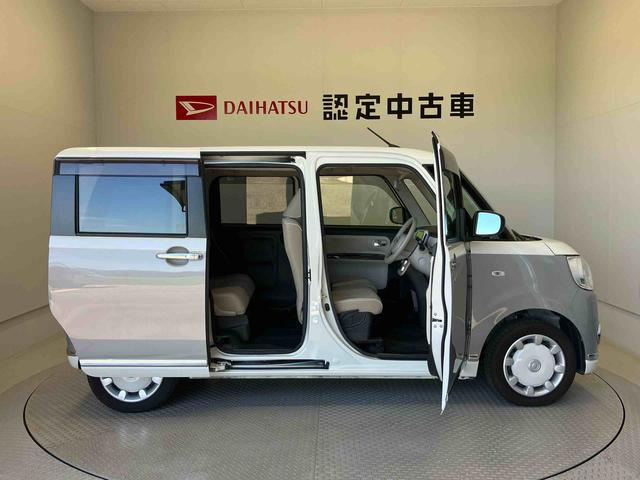 ムーヴキャンバスＧメイクアップＶＳ　ＳＡIIIスマートアシスト搭載　パノラマモニター対応　後席両側電動スライドドア　オートエアコン　オートライト　キーフリー　アイドリングストップ　ＡＢＳ　電動ドアミラー（熊本県）の中古車
