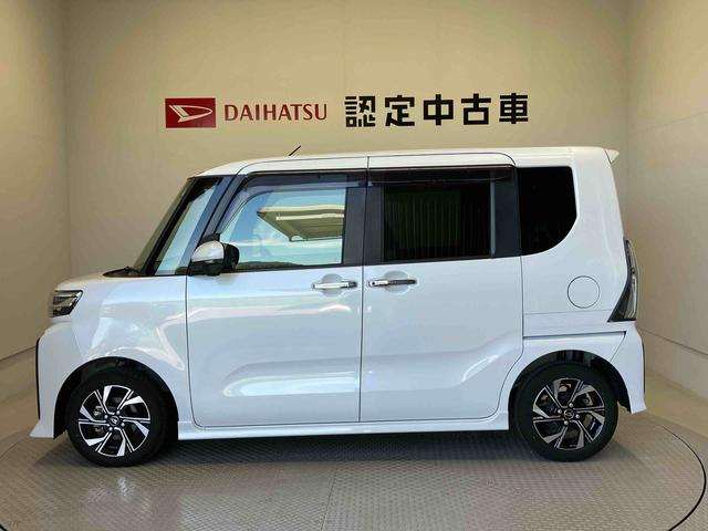 タントカスタムＸスマートアシスト搭載　後席両側電動スライドドア　パノラマモニター対応　オートエアコン　オートライト　キーフリー　アイドリングストップ　ＡＢＳ　電動ドアミラー（熊本県）の中古車