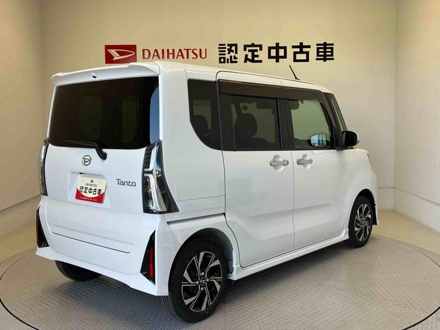 タントカスタムＸスマートアシスト搭載　後席両側電動スライドドア　パノラマモニター対応　オートエアコン　オートライト　キーフリー　アイドリングストップ　ＡＢＳ　電動ドアミラー（熊本県）の中古車