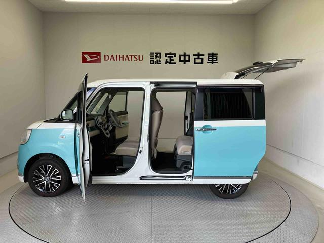 ムーヴキャンバスＧメイクアップ　ＳＡIIIスマートアシスト搭載　後席両側電動スライドドア　バックカメラ付き　オートエアコン　オートライト　キーフリー　アイドリングストップ　ＡＢＳ　電動ドアミラー（熊本県）の中古車