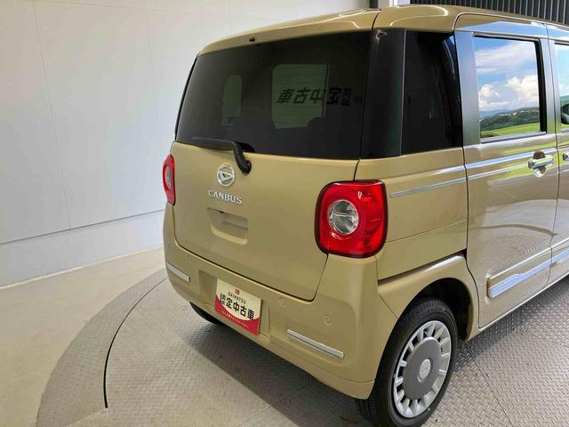 ムーヴキャンバスセオリーGターボスマートアシスト搭載 後席両側電動スライドドア バックカメラ付き オートエアコン オートライト キーフリー アイドリングストップ ABS 電動ドアミラー(熊本県)の中古車