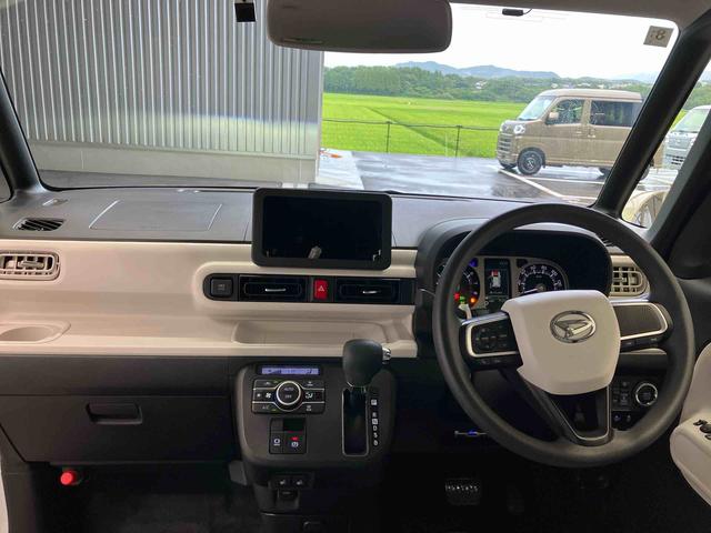 ムーヴキャンバスストライプスGスマートアシスト搭載 後席両側電動スライドドア バックカメラ付き オートエアコン オートライト キーフリー アイドリングストップ ABS 電動ドアミラー(熊本県)の中古車