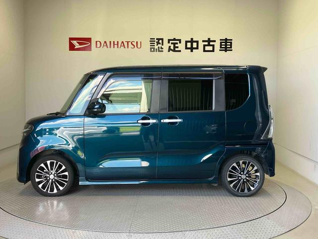 タントカスタムＲＳセレクションスマートアシスト搭載　後席両側電動スライドドア　バックカメラ付き　オートエアコン　オートライト　キーフリー　アイドリングストップ　ＡＢＳ　電動ドアミラー（熊本県）の中古車