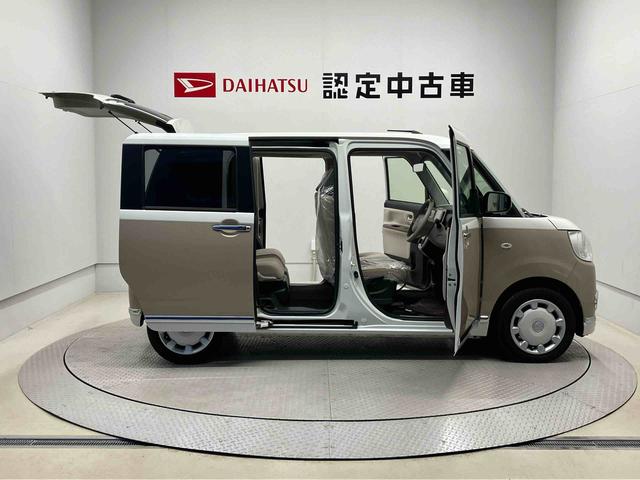 ムーヴキャンバスＧメイクアップＶＳ　ＳＡIIIスマートアシスト搭載　後席両側電動スライドドア　パノラマモニター対応　オートエアコン　オートライト　キーフリー　アイドリングストップ　ＡＢＳ　電動ドアミラー（熊本県）の中古車