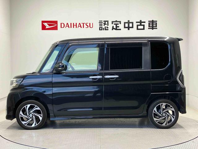 タントカスタムＲＳ　トップエディションＶＳ　ＳＡIIIスマートアシスト搭載　パノラマモニター対応　後席両側電動スライドドア　オートエアコン　オートライト　キーフリー　アイドリングストップ　ＡＢＳ　電動ドアミラー（熊本県）の中古車