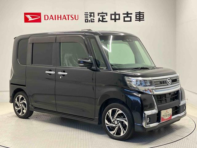 タントカスタムＲＳ　トップエディションＶＳ　ＳＡIIIスマートアシスト搭載　パノラマモニター対応　後席両側電動スライドドア　オートエアコン　オートライト　キーフリー　アイドリングストップ　ＡＢＳ　電動ドアミラー（熊本県）の中古車