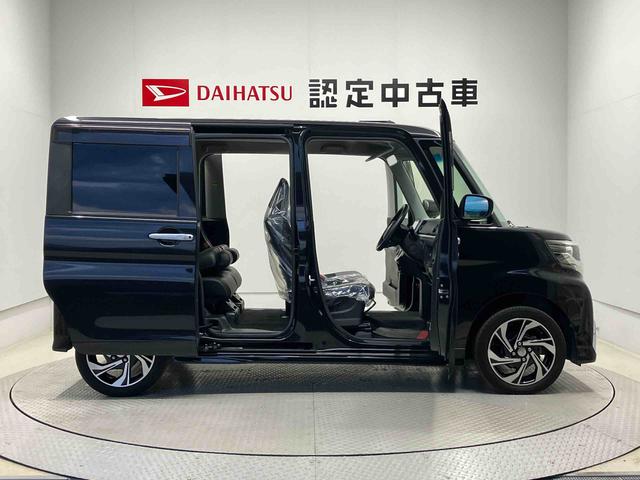 タントカスタムＲＳ　トップエディションＶＳ　ＳＡIIIスマートアシスト搭載　パノラマモニター対応　後席両側電動スライドドア　オートエアコン　オートライト　キーフリー　アイドリングストップ　ＡＢＳ　電動ドアミラー（熊本県）の中古車
