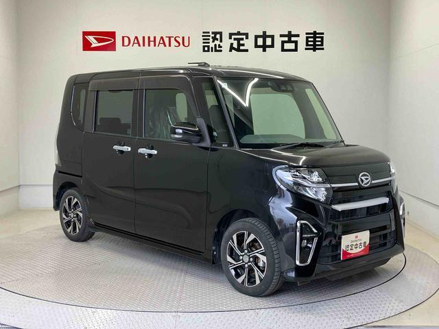 タントカスタムＸスマートアシスト搭載　後席両側電動スライドドア　バックカメラ付き　オートエアコン　オートライト　キーフリー　アイドリングストップ　ＡＢＳ　電動ドアミラー（熊本県）の中古車