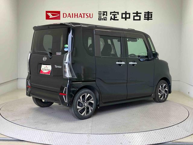 タントカスタムＸスマートアシスト搭載　後席両側電動スライドドア　バックカメラ付き　オートエアコン　オートライト　キーフリー　アイドリングストップ　ＡＢＳ　電動ドアミラー（熊本県）の中古車