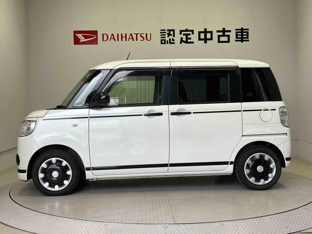 ムーヴキャンバスＧブラックアクセントＶＳ　ＳＡIIIスマートアシスト搭載　後席両側電動スライドドア　バックカメラ付き　オートエアコン　オートライト　キーフリー　アイドリングストップ　ＡＢＳ　電動ドアミラー（熊本県）の中古車