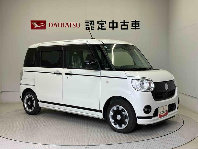 ムーヴキャンバスＧブラックアクセントＶＳ　ＳＡIIIスマートアシスト搭載　後席両側電動スライドドア　バックカメラ付き　オートエアコン　オートライト　キーフリー　アイドリングストップ　ＡＢＳ　電動ドアミラー（熊本県）の中古車