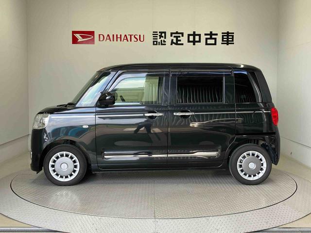 ムーヴキャンバスセオリーGターボスマートアシスト搭載 後席両側電動スライドドア パノラマモニター対応 オートエアコン オートライト キーフリー アイドリングストップ ABS 電動ドアミラー(熊本県)の中古車