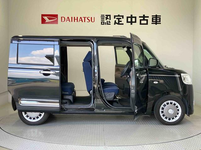 ムーヴキャンバスセオリーGターボスマートアシスト搭載 後席両側電動スライドドア パノラマモニター対応 オートエアコン オートライト キーフリー アイドリングストップ ABS 電動ドアミラー(熊本県)の中古車