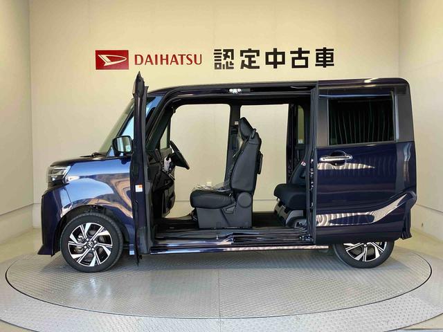 タントカスタムＸスマートアシスト搭載　パノラマモニター対応　後席両側電動スライドドア　オートエアコン　オートライト　キーフリー　アイドリングストップ　ＡＢＳ　電動ドアミラー　アルミホイール（熊本県）の中古車