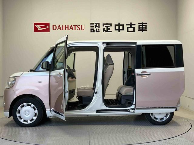 ムーヴキャンバスXリミテッドメイクアップ SAIIIスマートアシスト搭載 後席両側電動スライドドア バックカメラ付き オートエアコン オートライト キーフリー アイドリングストップ ABS 電動ドアミラー(熊本県)の中古車