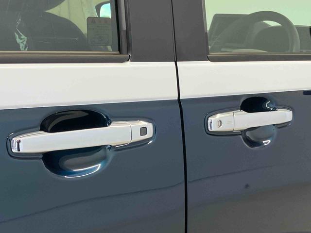 ムーヴキャンバスストライプスGターボスマートアシスト搭載 パノラマモニター対応 後席両側電動スライドドア オートエアコン オートライト キーフリー アイドリングストップ ABS 電動ドアミラー(熊本県)の中古車