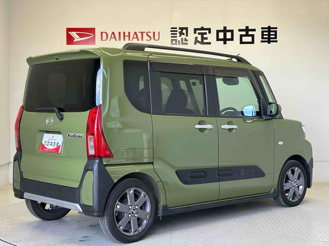 タントファンクロスターボスマートアシスト搭載 バックカメラ付き 後席両側電動スライドドア オートエアコン オートライト キーフリー アイドリングストップ ABS 電動ドアミラー(熊本県)の中古車