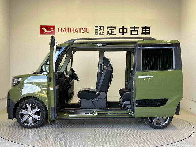 タントファンクロスターボスマートアシスト搭載 バックカメラ付き 後席両側電動スライドドア オートエアコン オートライト キーフリー アイドリングストップ ABS 電動ドアミラー(熊本県)の中古車