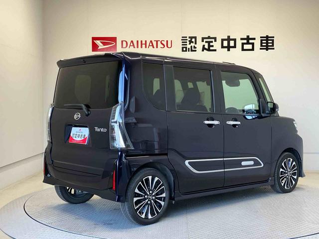 タントカスタムＲＳスマートアシスト搭載　バックカメラ付き　後席両側電動スライドドア　オートエアコン　オートライト　キーフリー　アイドリングストップ　ＡＢＳ　電動ドアミラー（熊本県）の中古車