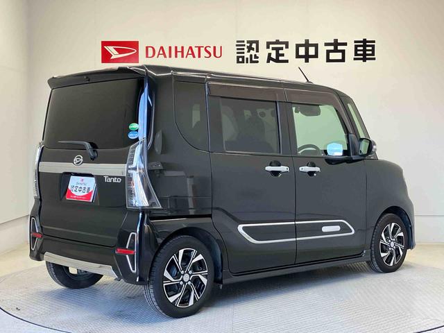 タントカスタムＸスタイルセレクションスマートアシスト搭載　バックカメラ付き　後席両側電動スライドドア　オートエアコン　オートライト　キーフリー　アイドリングストップ　ＡＢＳ　電動ドアミラー（熊本県）の中古車