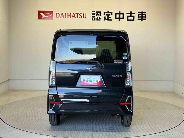 タントカスタムＸセレクションスマートアシスト搭載　バックカメラ付き　後席両側電動スライドドア　オートエアコン　オートライト　キーフリー　アイドリングストップ　ＡＢＳ　電動ドアミラー（熊本県）の中古車