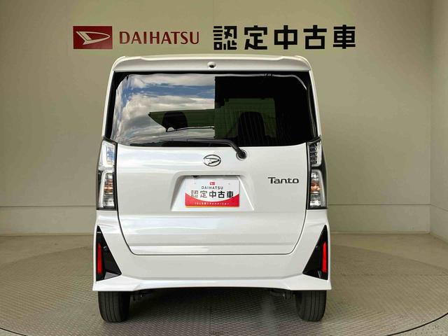 タントカスタムＸスマートアシスト搭載　バックカメラ付き　後席両側電動スライドドア　オートエアコン　オートライト　キーフリー　アイドリングストップ　ＡＢＳ　電動ドアミラー（熊本県）の中古車