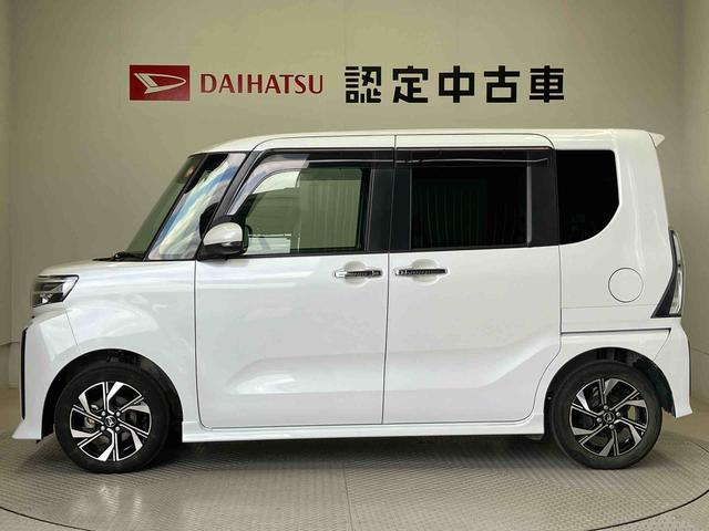 タントカスタムＸスマートアシスト搭載　バックカメラ付き　後席両側電動スライドドア　オートエアコン　オートライト　キーフリー　アイドリングストップ　ＡＢＳ　電動ドアミラー（熊本県）の中古車
