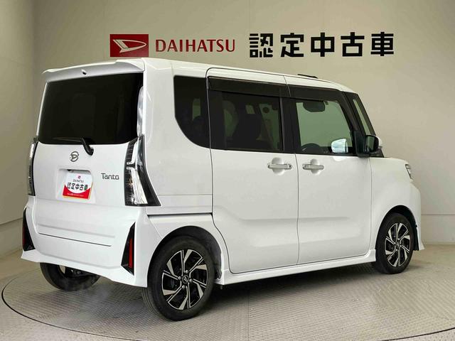 タントカスタムＸスマートアシスト搭載　バックカメラ付き　後席両側電動スライドドア　オートエアコン　オートライト　キーフリー　アイドリングストップ　ＡＢＳ　電動ドアミラー（熊本県）の中古車