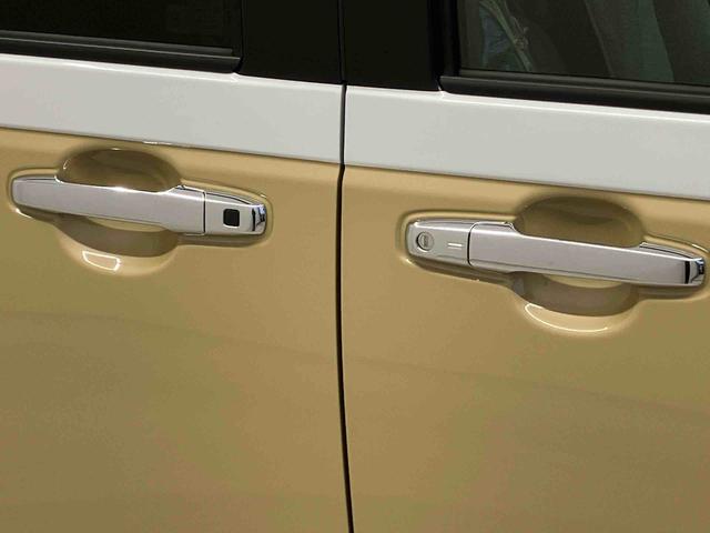 ムーヴキャンバスストライプスＧスマートアシスト搭載　後席両側電動スライドドア　バックカメラ付き　オートエアコン　オートライト　キーフリー　アイドリングストップ　ＡＢＳ　電動ドアミラー（熊本県）の中古車