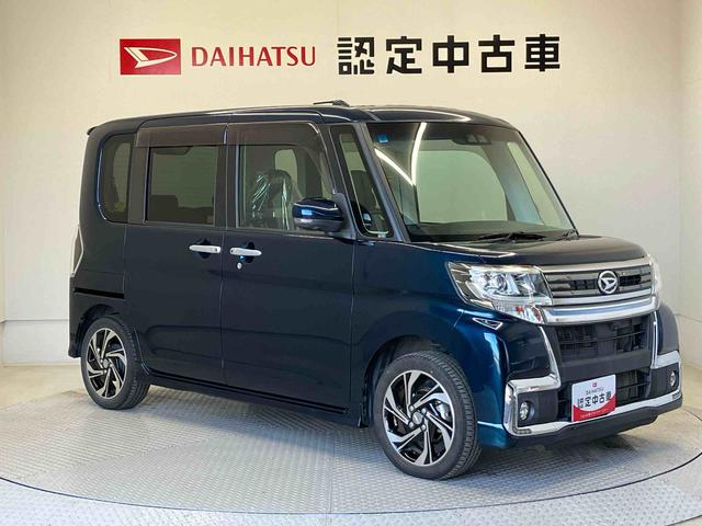 タントカスタムＲＳ　トップエディションＶＳ　ＳＡIIIスマートアシスト搭載　パノラマモニター対応　後席両側電動スライドドア　オートエアコン　オートライト　キーフリー　アイドリングストップ　ＡＢＳ　電動ドアミラー（熊本県）の中古車