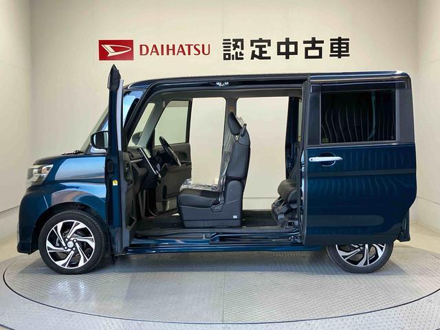 タントカスタムＲＳ　トップエディションＶＳ　ＳＡIIIスマートアシスト搭載　パノラマモニター対応　後席両側電動スライドドア　オートエアコン　オートライト　キーフリー　アイドリングストップ　ＡＢＳ　電動ドアミラー（熊本県）の中古車