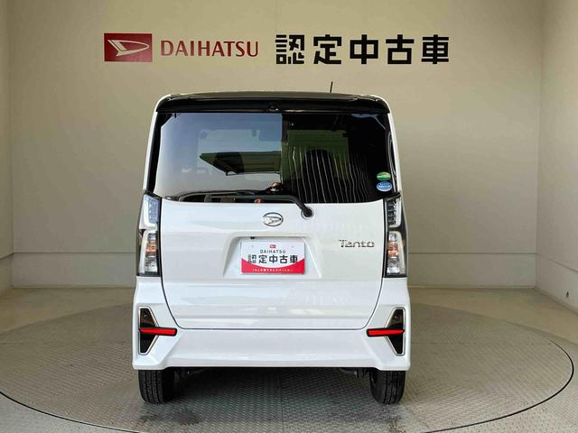 タントカスタムＸスタイルセレクションスマートアシスト搭載　後席両側電動スライドドア　バックカメラ付き　オートエアコン　オートライト　キーフリー　アイドリングストップ　ＡＢＳ　電動ドアミラー（熊本県）の中古車