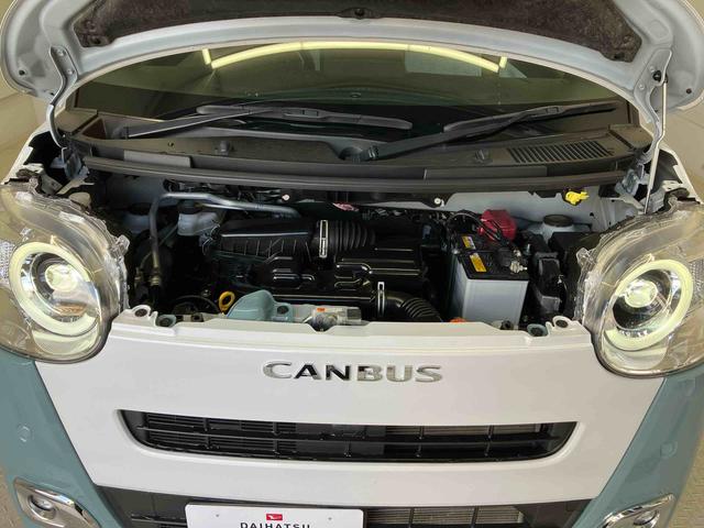 ムーヴキャンバスストライプスＧスマートアシスト搭載　バックカメラ付き　後席両側電動スライドドア　オートエアコン　オートライト　キーフリー　アイドリングストップ　ＡＢＳ　電動ドアミラー（熊本県）の中古車