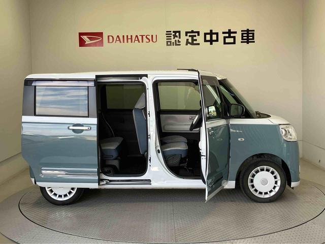 ムーヴキャンバスストライプスＧスマートアシスト搭載　バックカメラ付き　後席両側電動スライドドア　オートエアコン　オートライト　キーフリー　アイドリングストップ　ＡＢＳ　電動ドアミラー（熊本県）の中古車